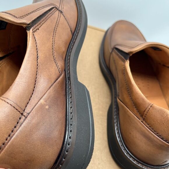 Ecco Holton Apron Slip-On Amber Brown EU 39 US 5 Mens/Boys - Picture 8 of 10